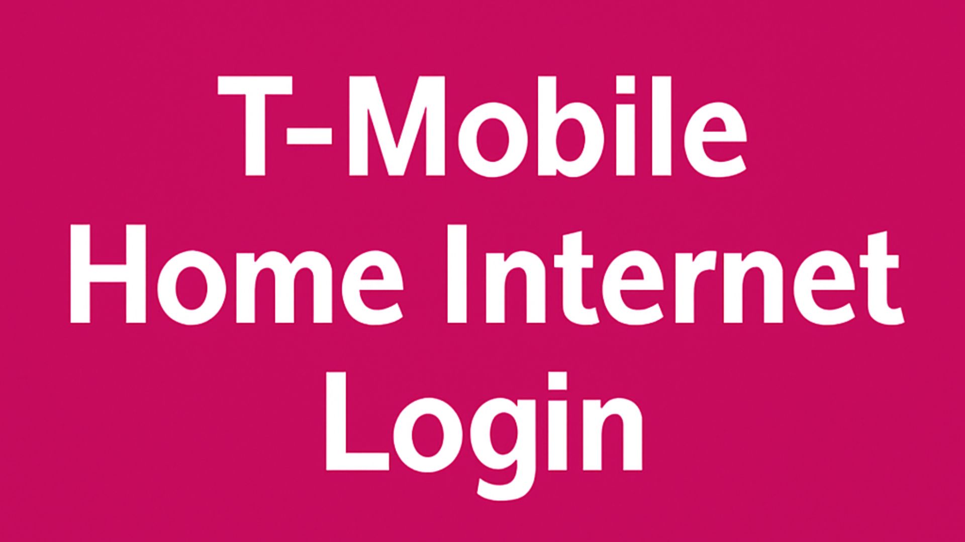 tmobile home internet login